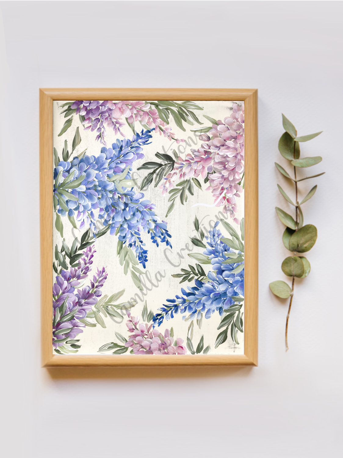 Wisteria Field Print