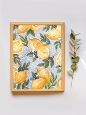 Citrus Berry Print