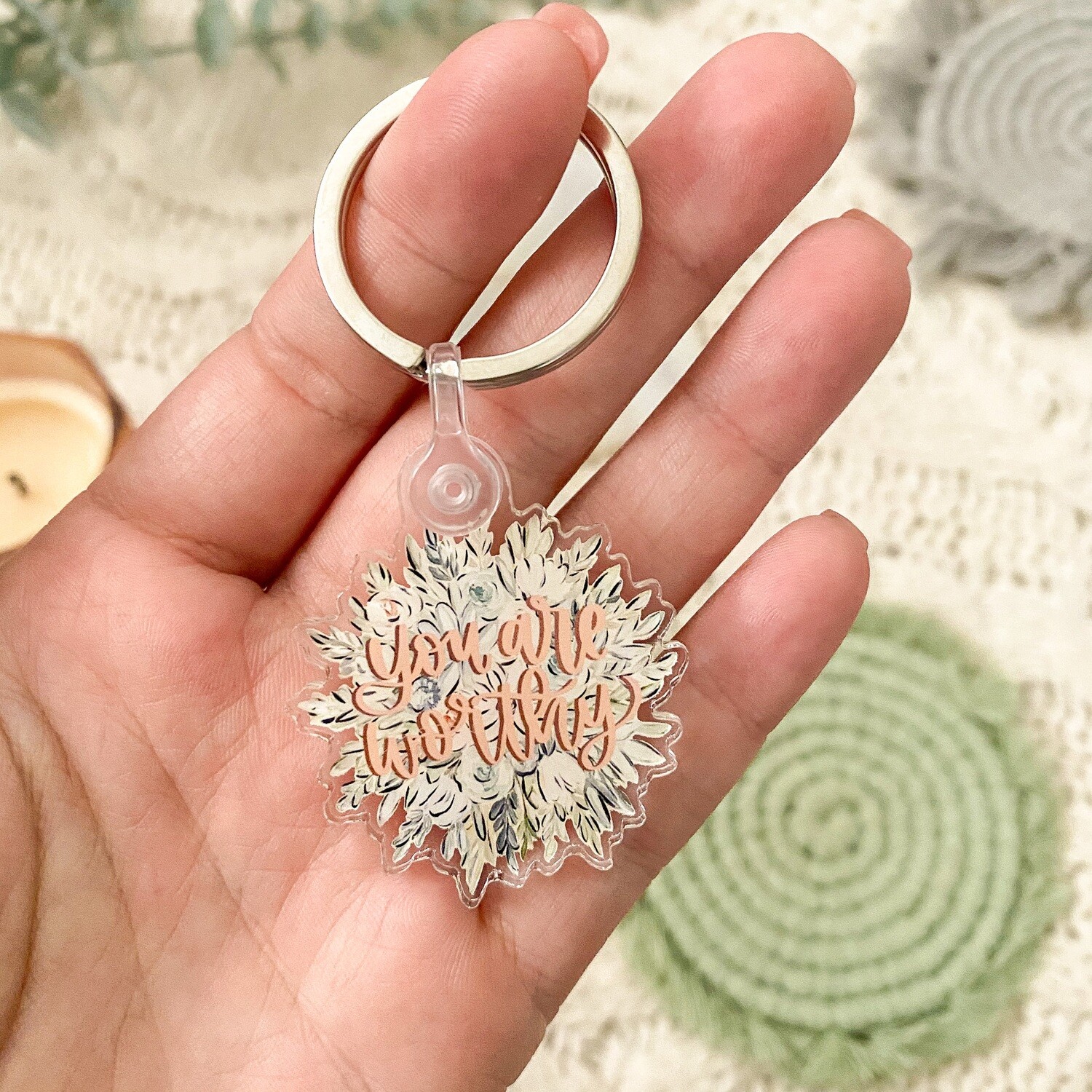 "You are Worthy" Keychain "You are Worthy" Keychain