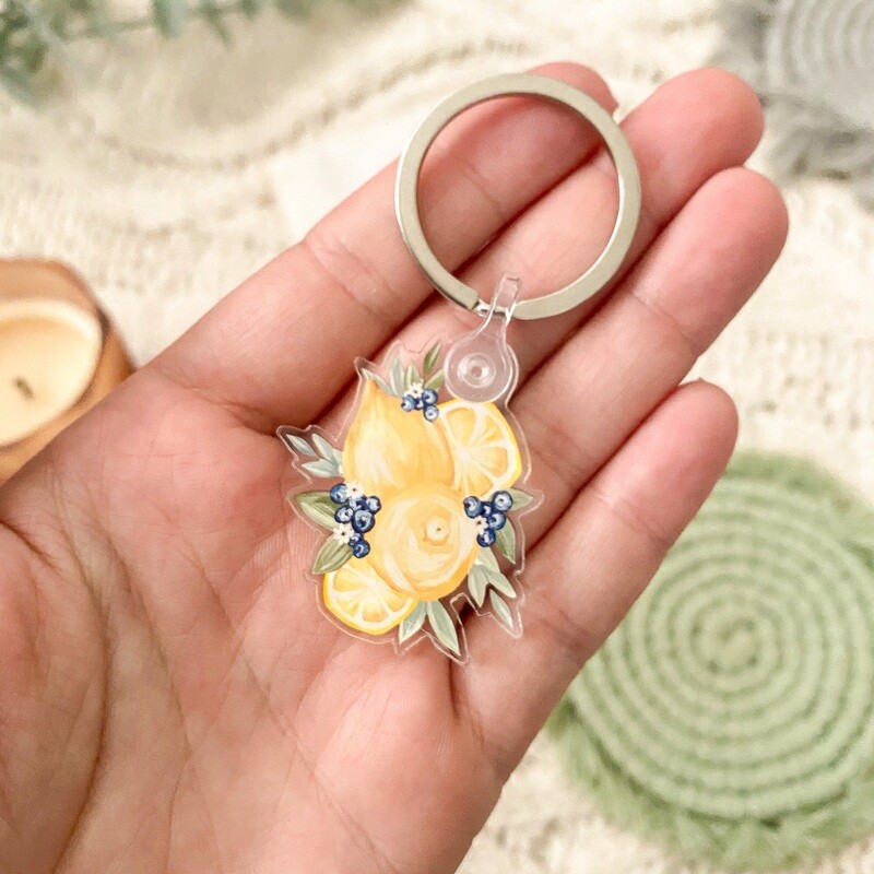 Citrus Berry Keychain