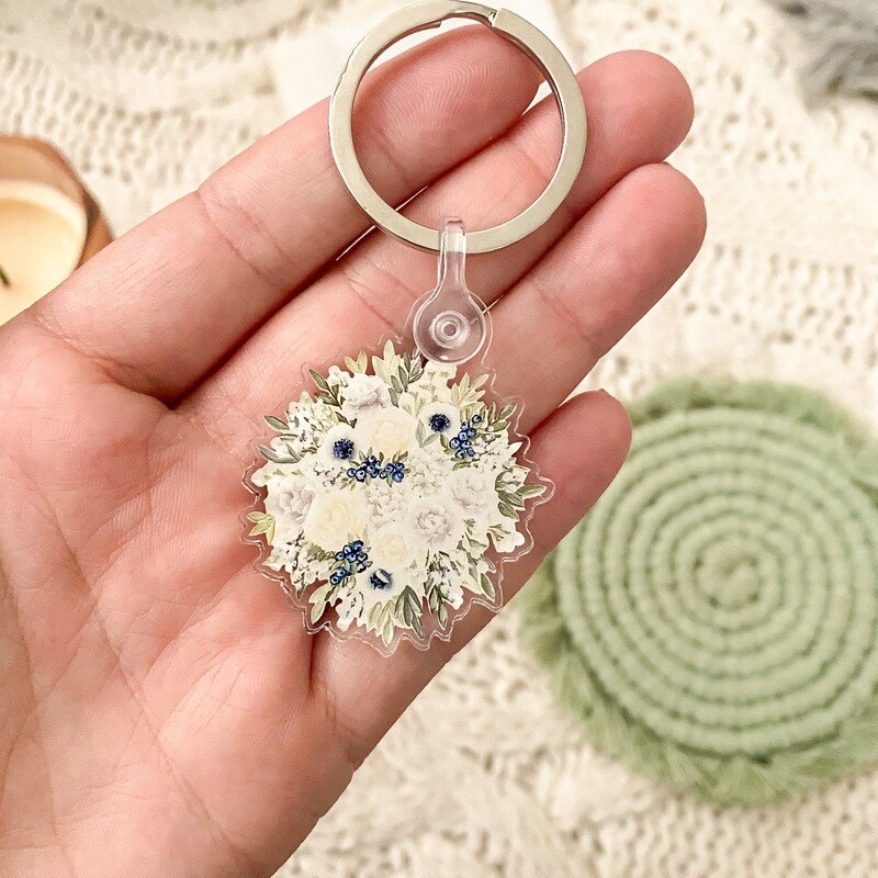 Pastel Bouquet Keychain