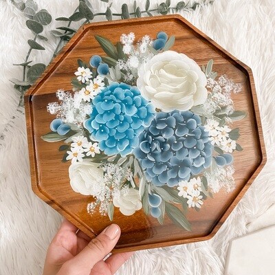 **CUSTOM BOUQUET** Octagon Tray