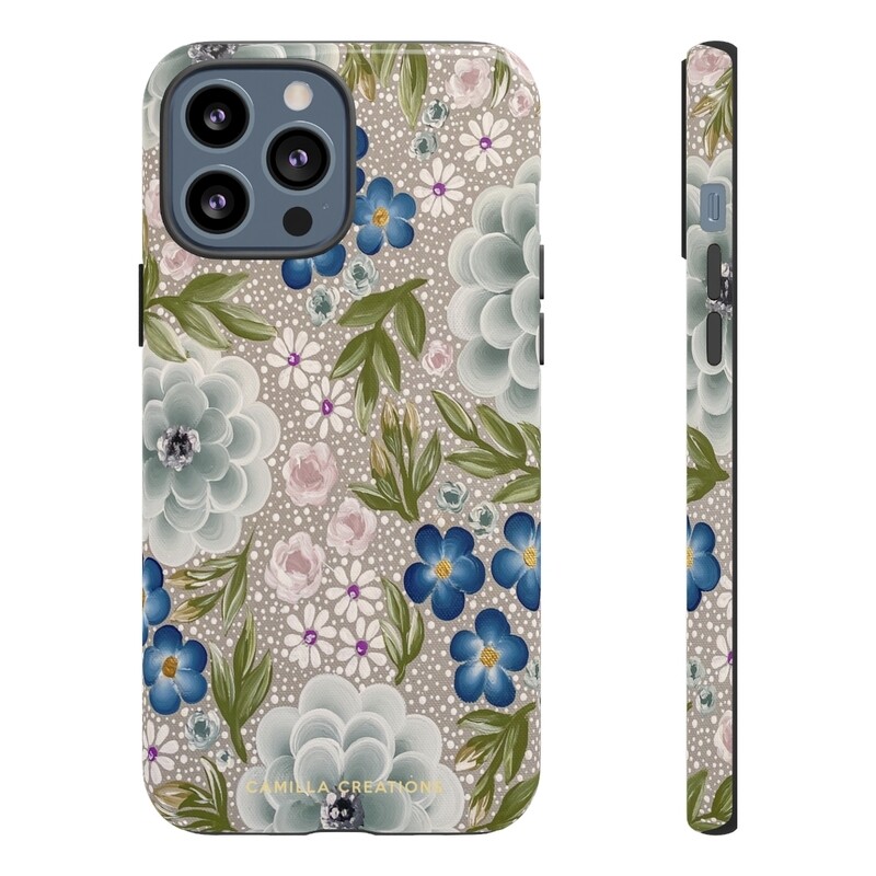 Moody Blue Hard Phone Case