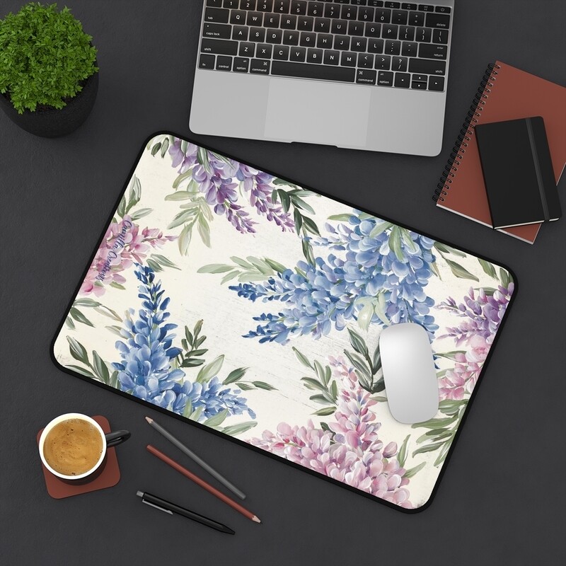 Wisteria Nonslip Desk Mat (3 sizes)