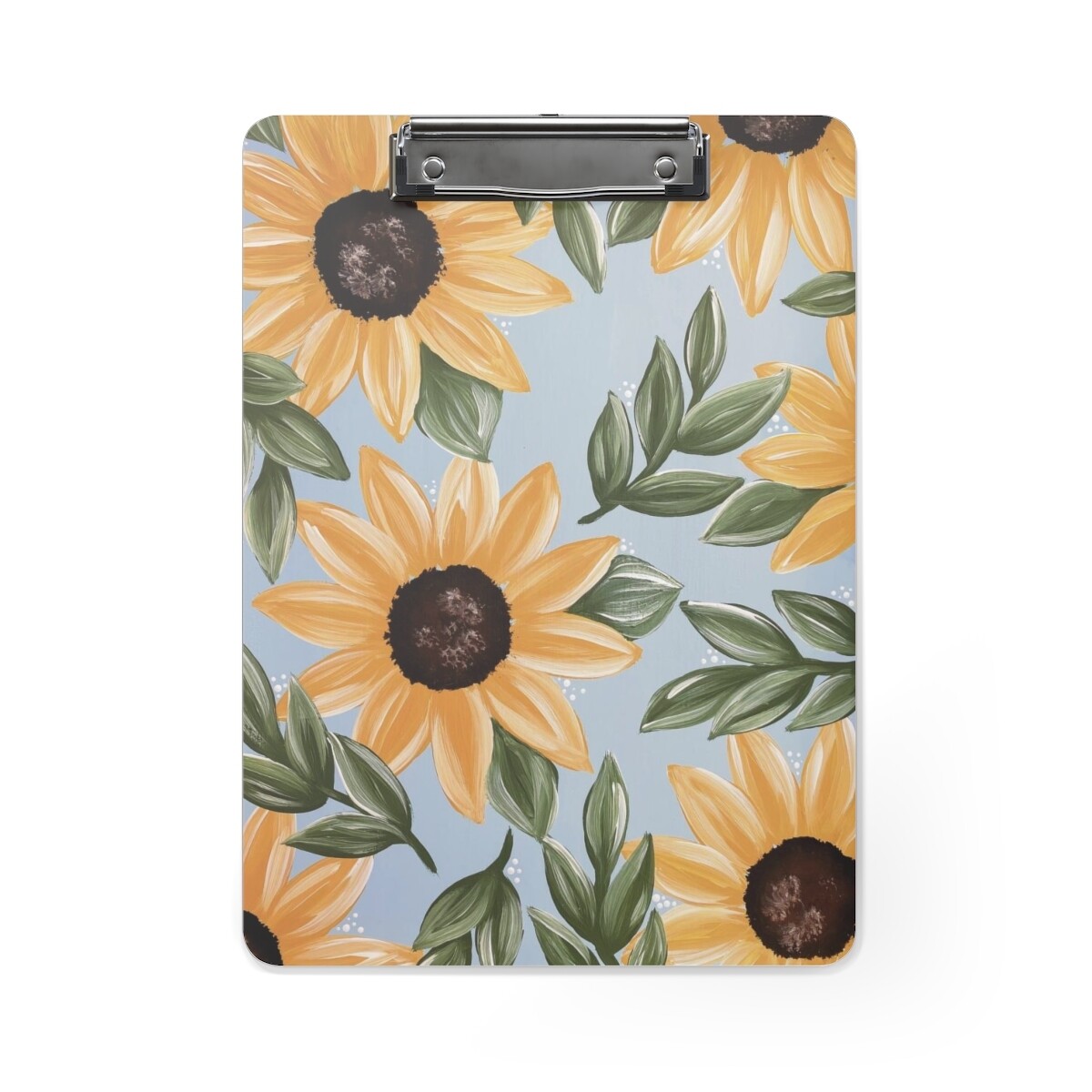 #2 Sunflower Blues Floral Clipboard