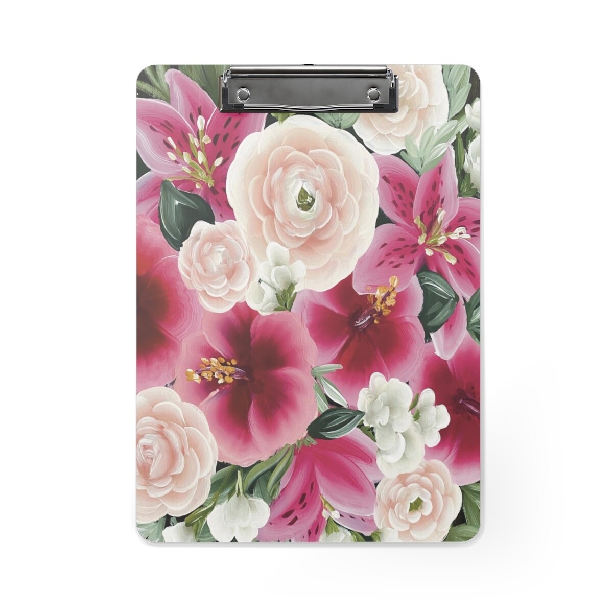 #16 Hibiscus Blooms Floral Clipboard