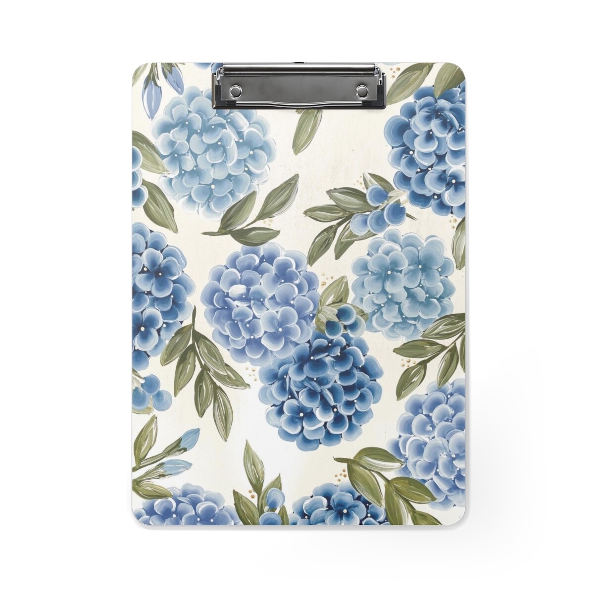#7 Blue Hydrangea Field Floral Clipboard