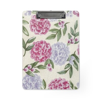 #6 Hydrangea Field Floral Clipboard