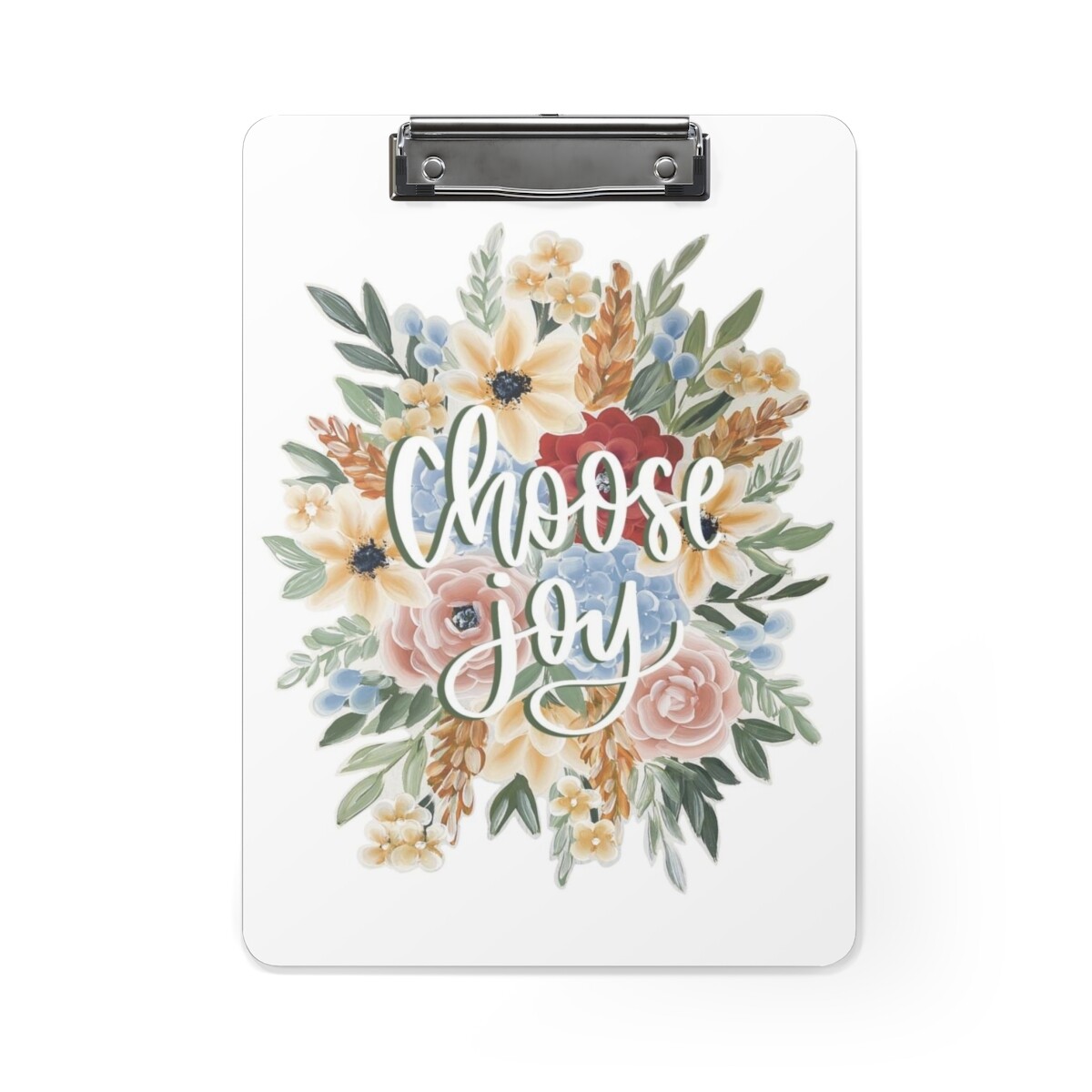#11 Choose Joy Floral Clipboard