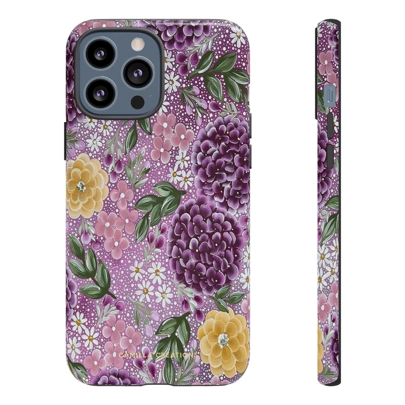 CC Signature Purple Hydrangea Hard Phone Case
