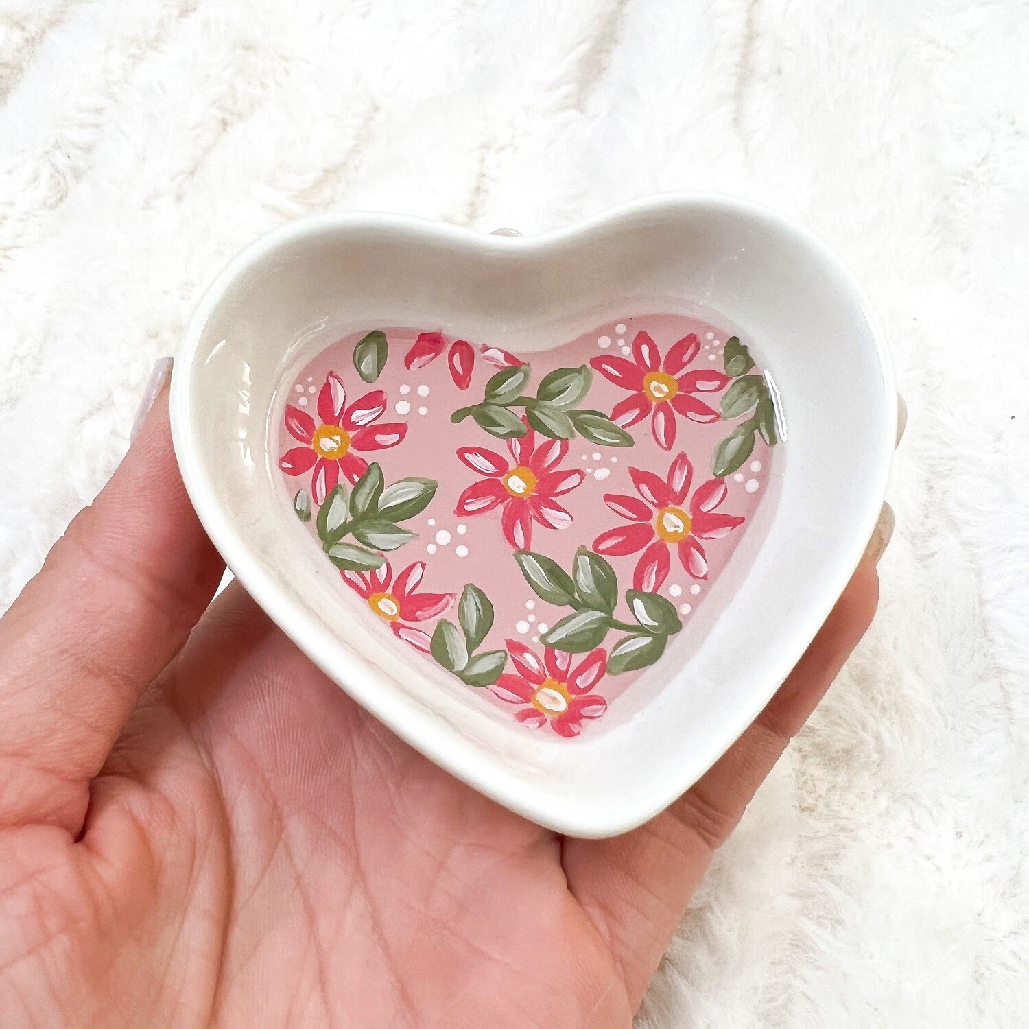 Randi: Floral Jewelry Dish Randi: Floral Jewelry Dish
