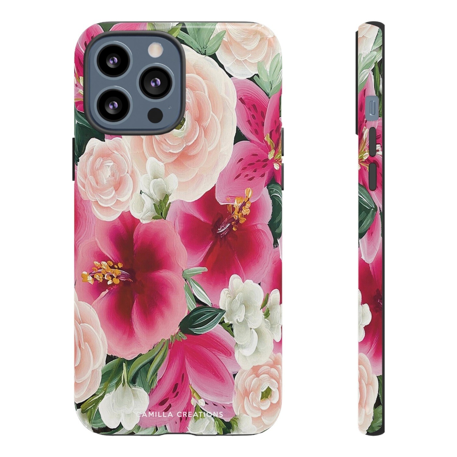 Tropical Pink Hard Phone Case