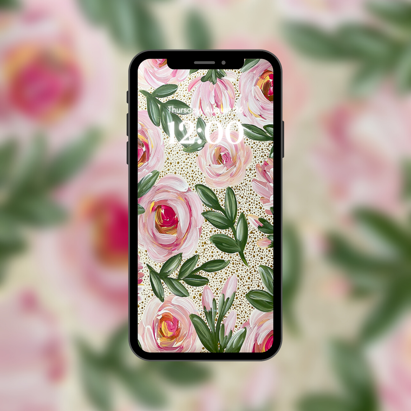 #22 Airy Pink Rose Background/Wallpaper