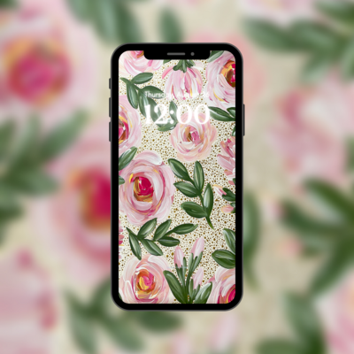 #22 Airy Pink Rose Background/Wallpaper #22 Airy Pink Rose Background/Wallpaper