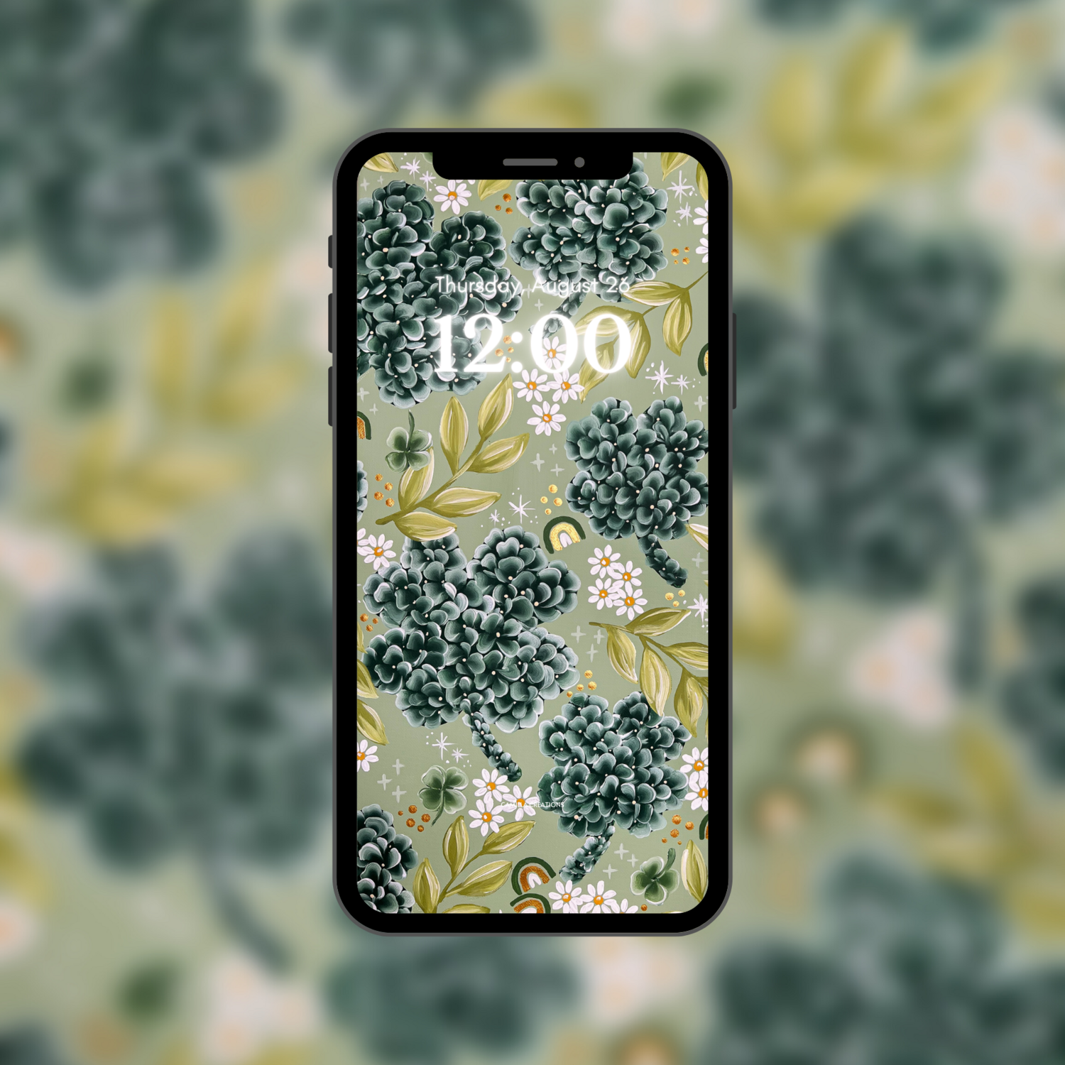 #37 Hydrangea Clover Background/Wallpaper #37 Hydrangea Clover Background/Wallpaper