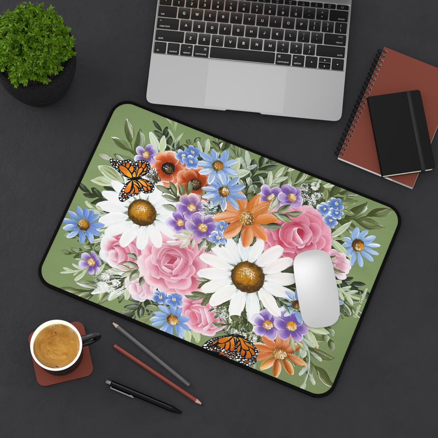 #1 Spring Floral Nonslip Desk Mat (3 sizes) #1 Spring Floral Nonslip Desk Mat (3 sizes)
