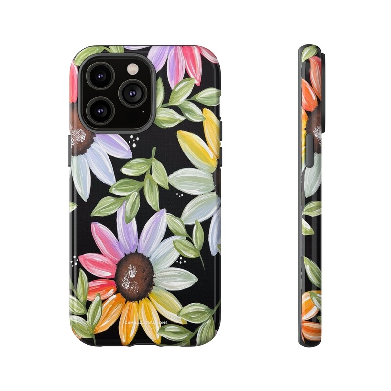 Rainbow Sunflower Spring Hard Phone Case