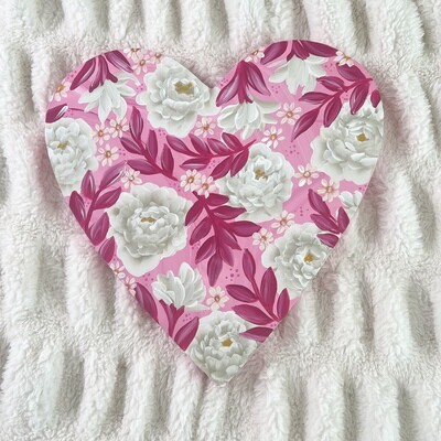 #2 12" Pink Peony Hand Painted Canvas #2 12" Pink Peony Hand Painted Canvas
