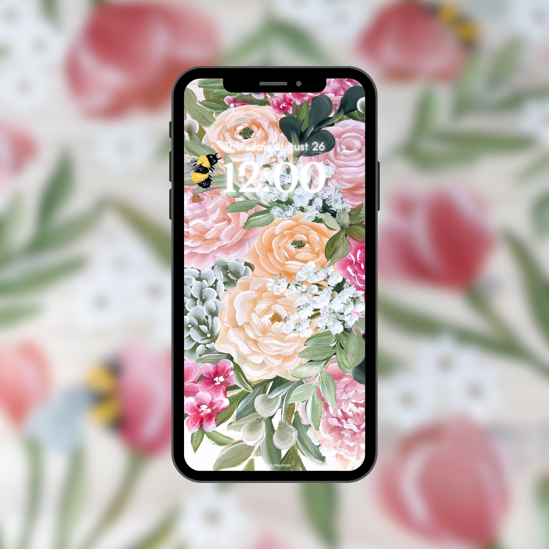 #69 Floral Background/Wallpaper (2 Parts) #69 Floral Background/Wallpaper (2 Parts)