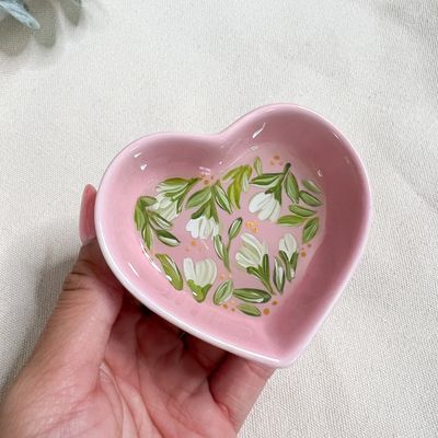 #1 White Tulip Jewelry Dish