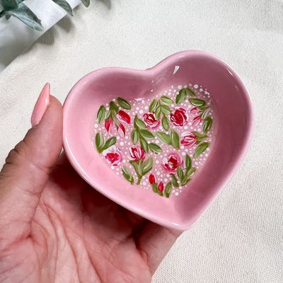 #3 Red Rose Jewelry Dish