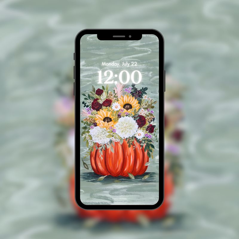 #78 Green Pumpkin Vase Background/Wallpaper #78 Green Pumpkin Vase Background/Wallpaper