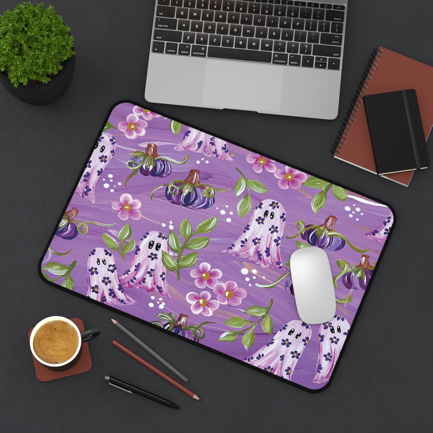 #11 Purple Ghost Desk Mat (3 sizes) #11 Purple Ghost Desk Mat (3 sizes)