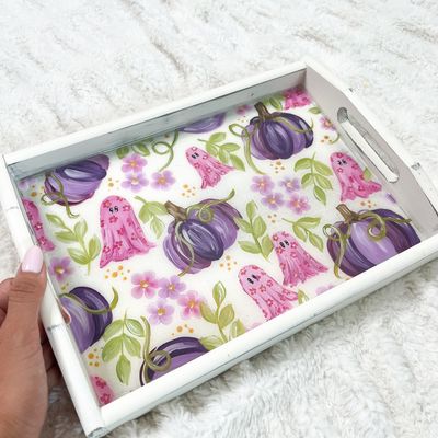 White Vintage Tray Restock