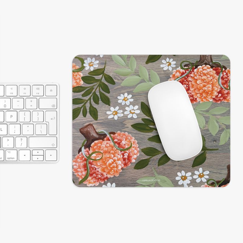 #31 Pumpkin Rectangle Mouse Pad