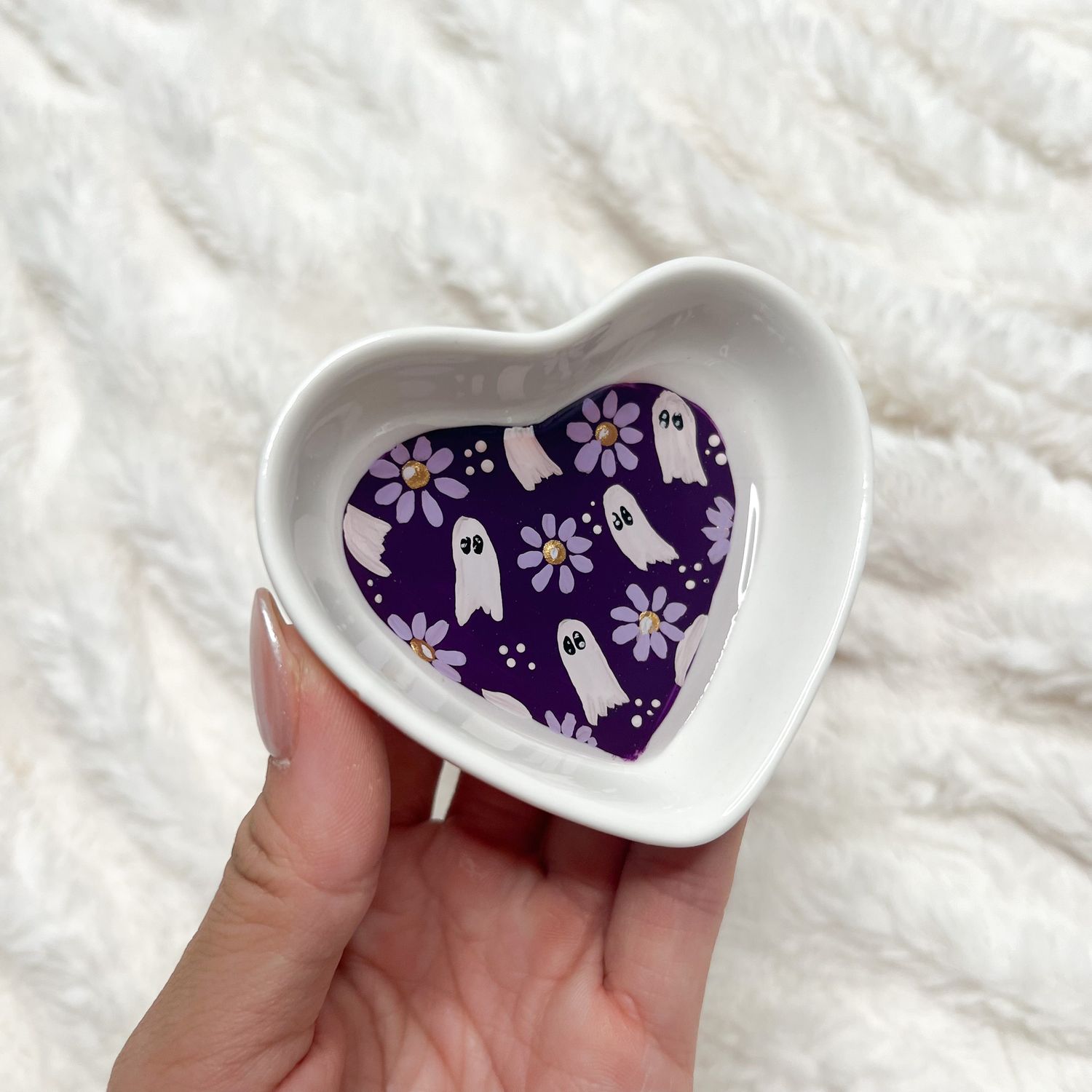 Purple Ghost Jewelry Dish Purple Ghost Jewelry Dish