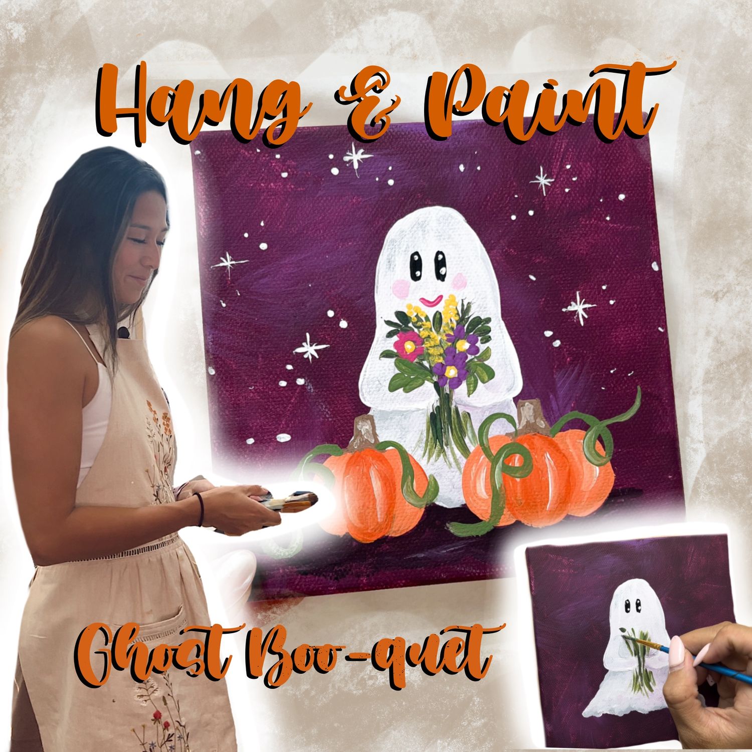 Hang &amp; Paint: Ghost Boo-quet (VIDEO ONLY)