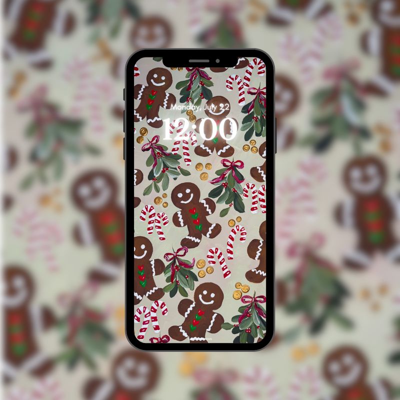 #83 Gingerbread Men Background/Wallpaper #83 Gingerbread Men Background/Wallpaper