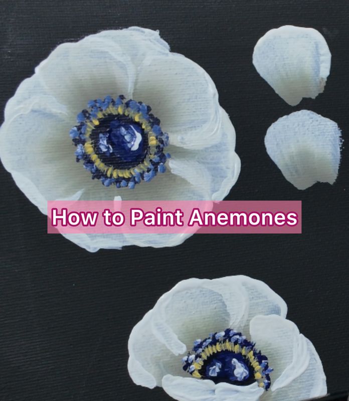 How to Paint Anemones - Tutorial Video 9