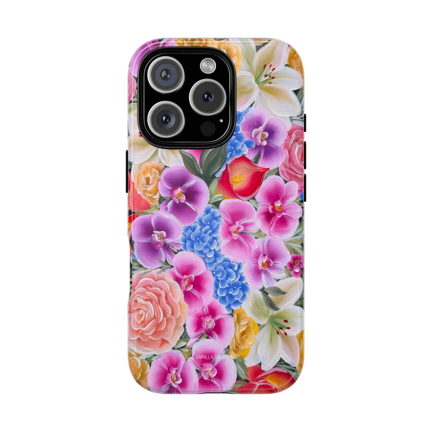 #25 Vibrant Floral Hard Phone Case #25 Vibrant Floral Hard Phone Case
