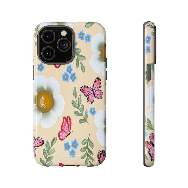 Retro Daisy Hard Phone Case