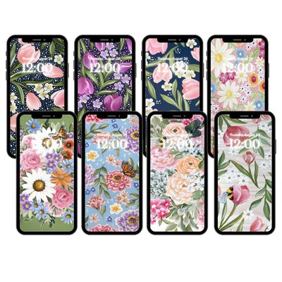 #1 SPRING BUNDLE Background/Wallpaper (8 total) #1 SPRING BUNDLE Background/Wallpaper (8 total)