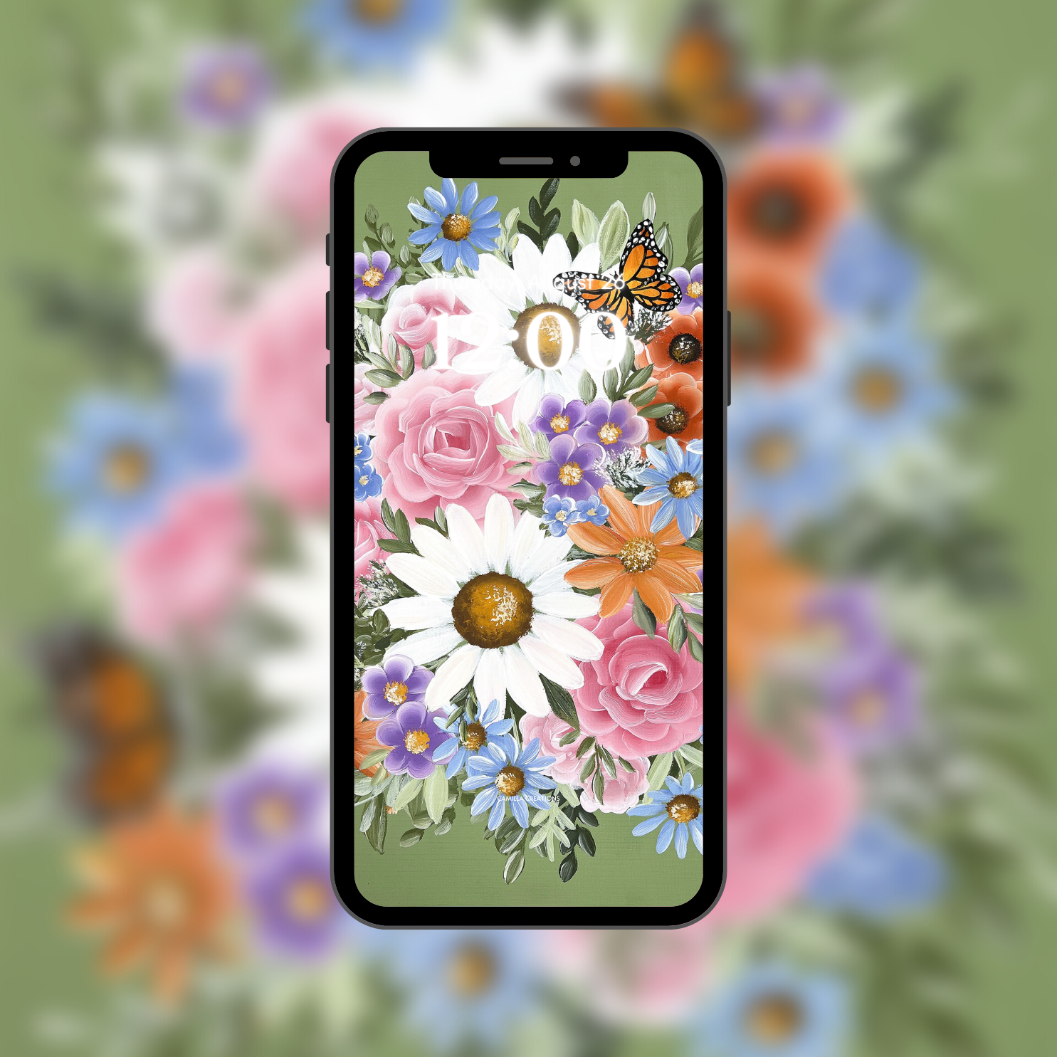 #41 SpringTime Floral Background/Wallpaper (2 parts) #41 SpringTime Floral Background/Wallpaper (2 parts)