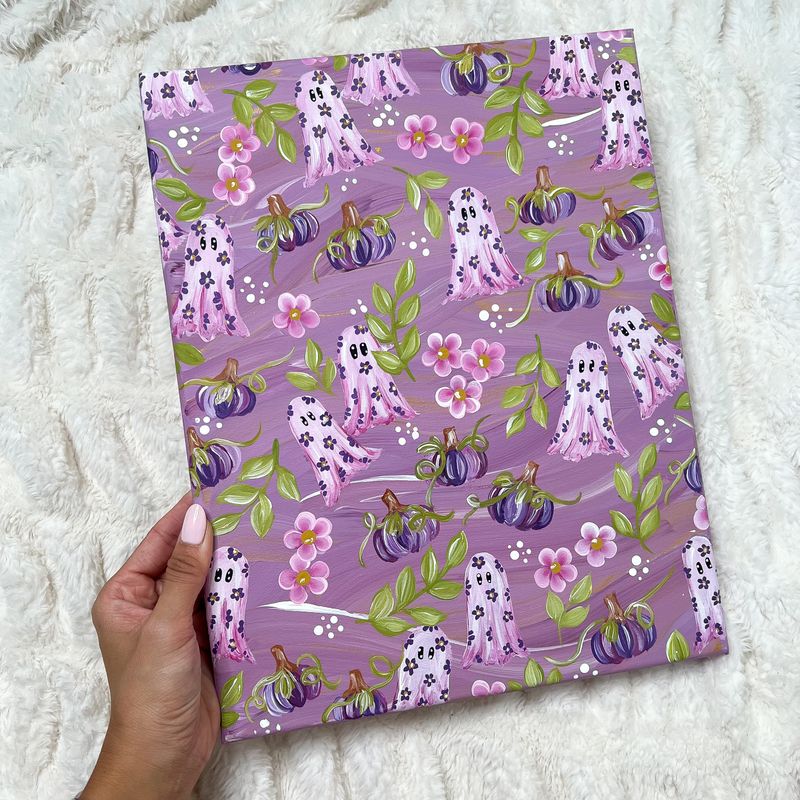 11X14" Purple Ghost Canvas 11X14" Purple Ghost Canvas