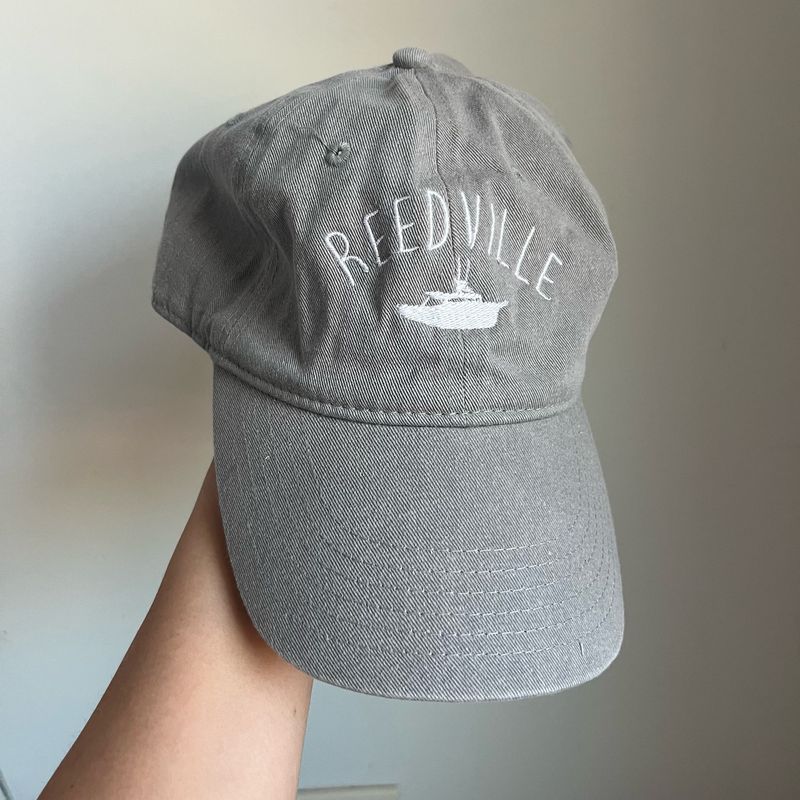 REEDVILLE Boat Embroidered Hat - Gray REEDVILLE Boat Embroidered Hat - Gray