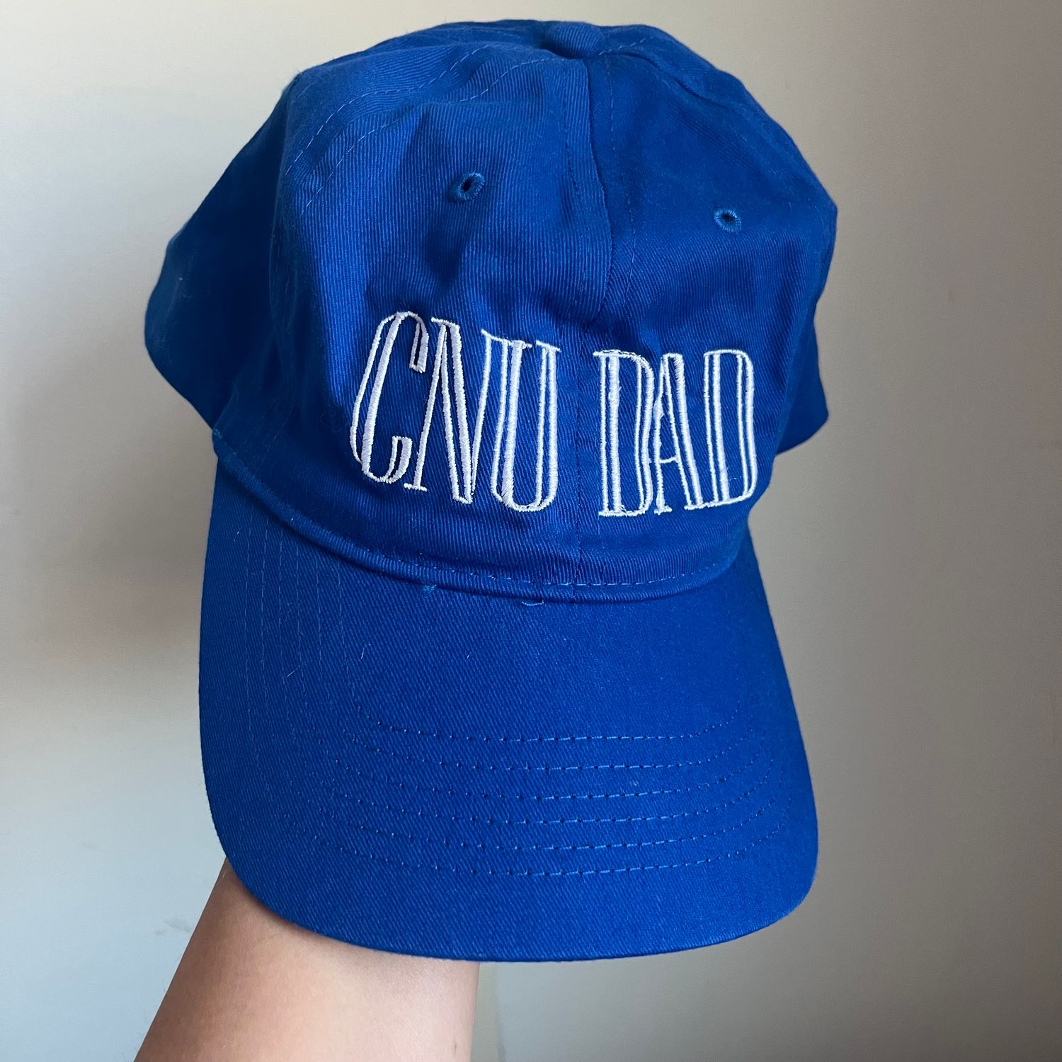 CNU DAD Embroidered Hat - Blue CNU DAD Embroidered Hat - Blue