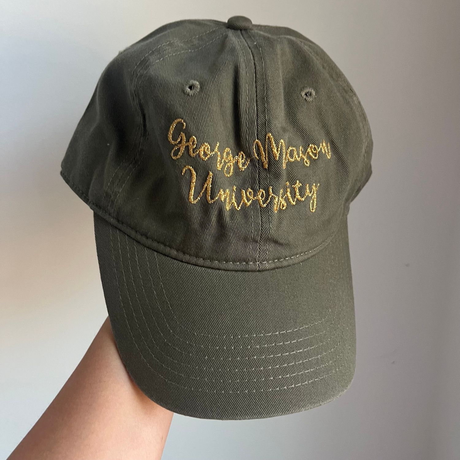 George Mason University Embroidered Hat - Green George Mason University Embroidered Hat - Green