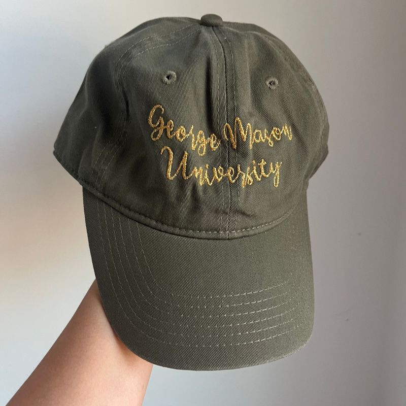 George Mason University Embroidered Hat - Green George Mason University Embroidered Hat - Green