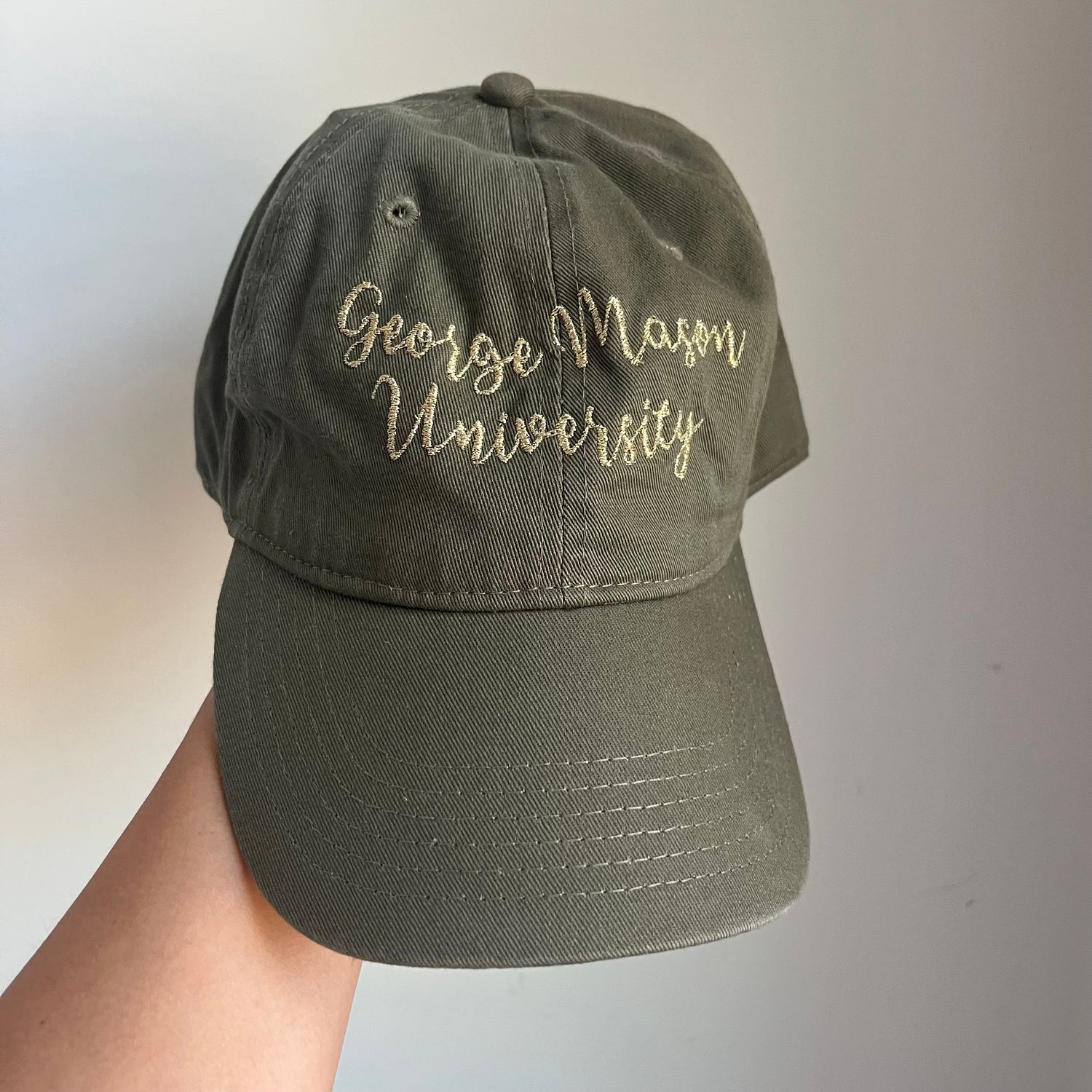 George Mason University Embroidered Hat - Green George Mason University Embroidered Hat - Green