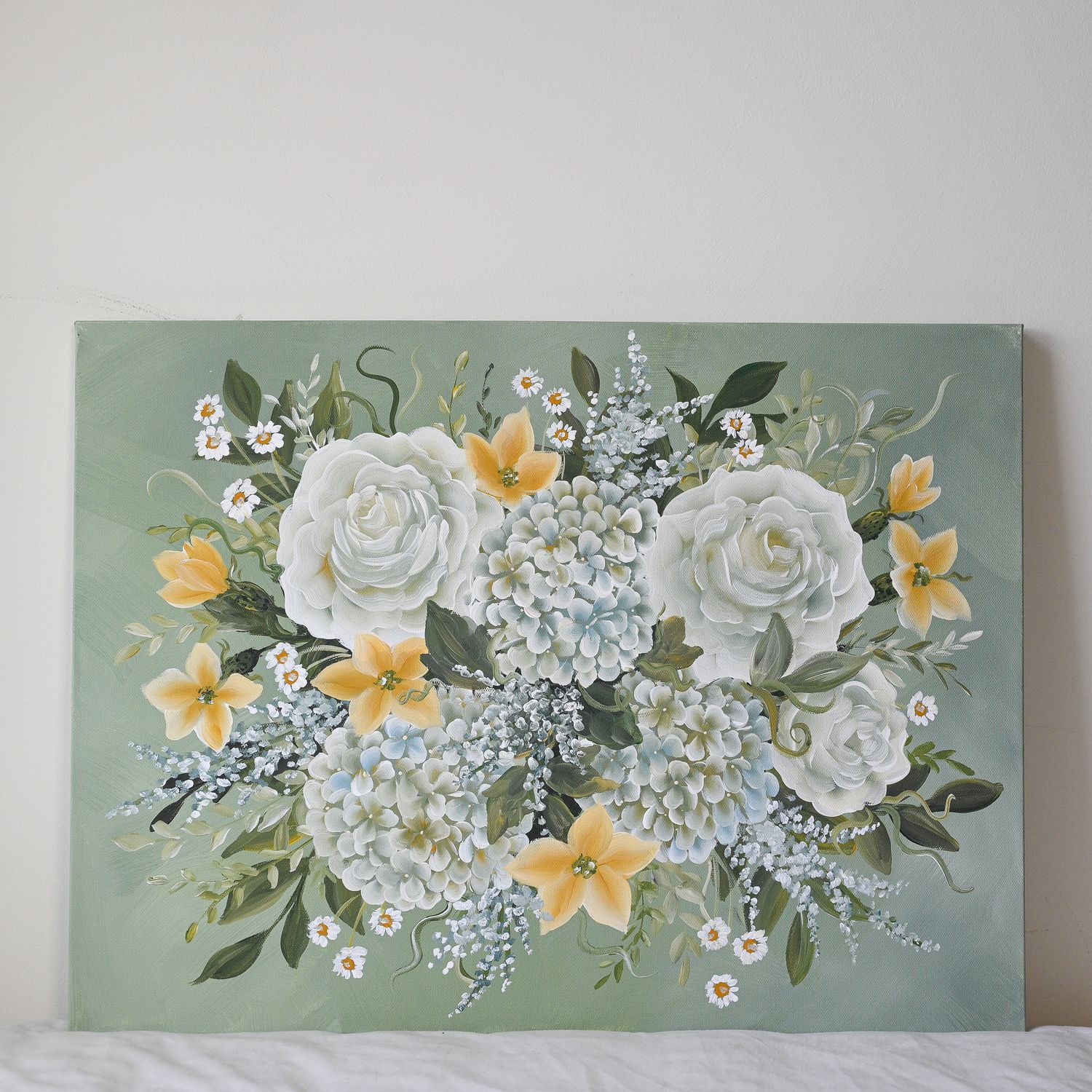 "Garden Surprise" - Large 18x24" Canvas