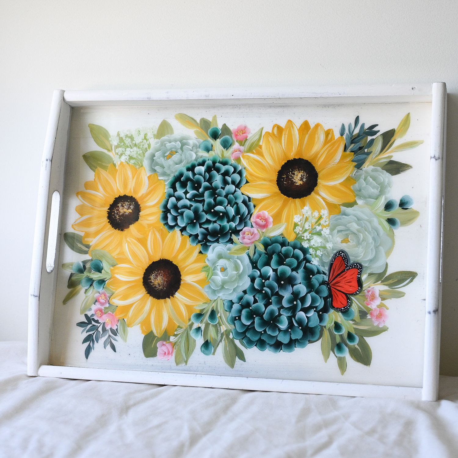 Floral Bouquet - Large 16.5 x 12" Tray