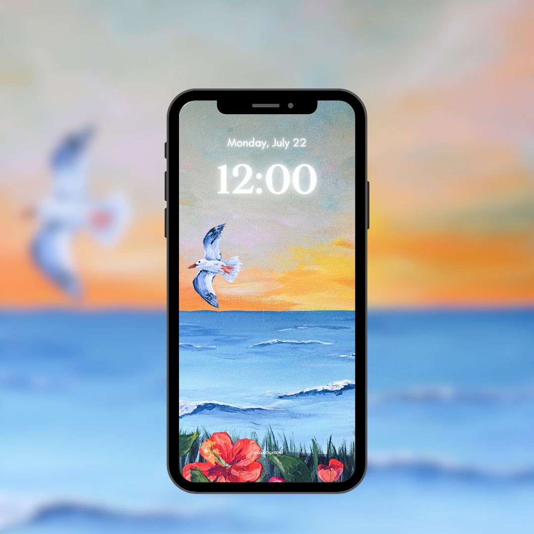 #107 Coastal Background/Wallpaper