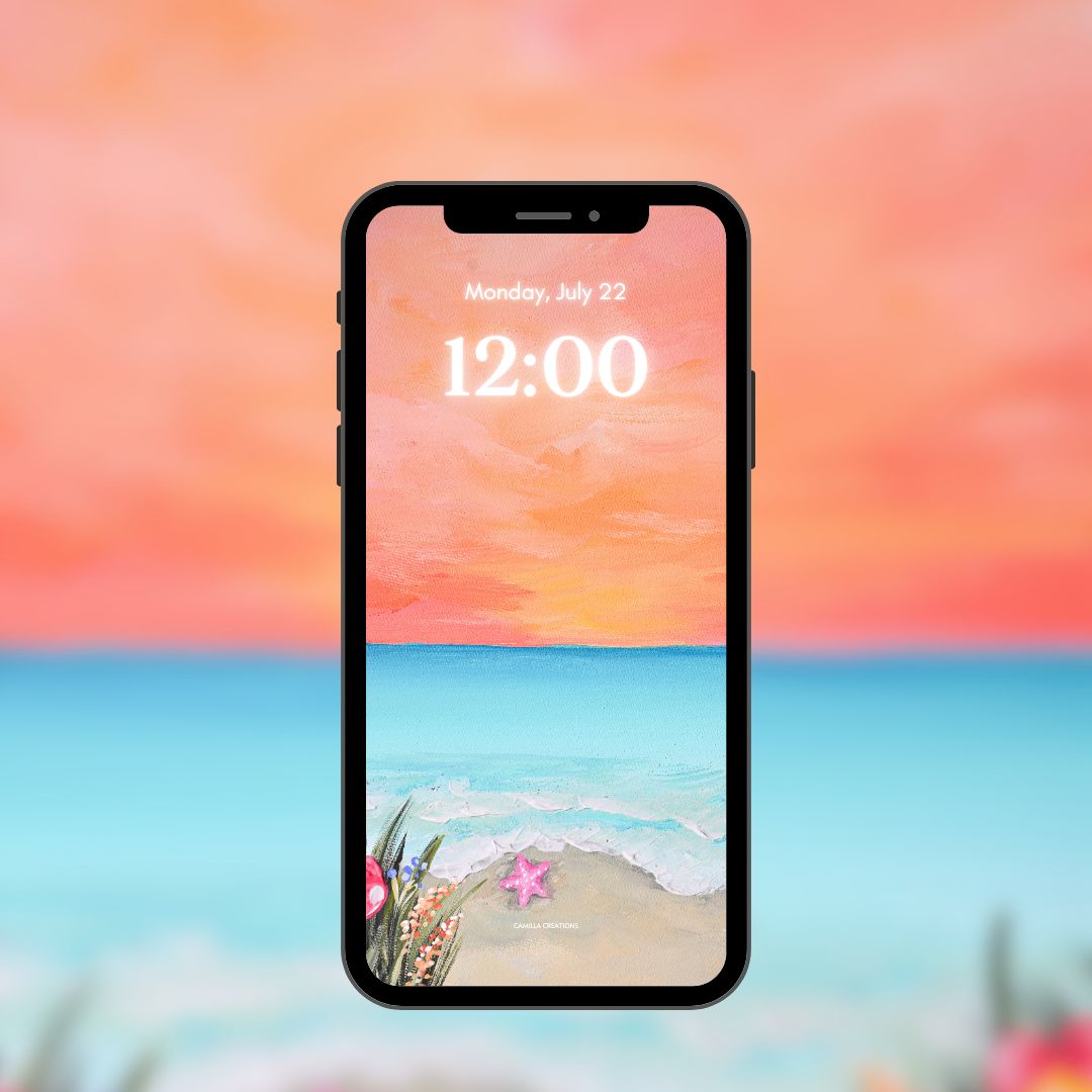 #105 Coastal Background/Wallpaper