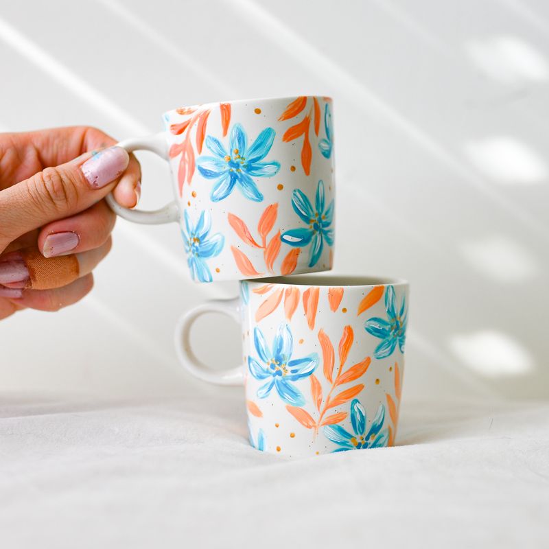 *Limited Edition Coastal Blue* Espresso Mug SET OF 2