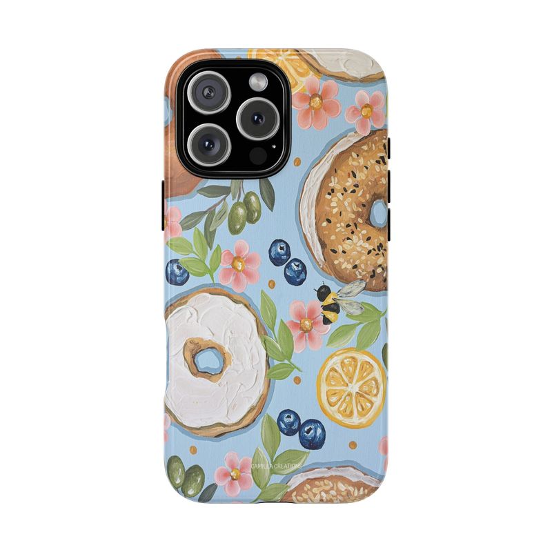 #32 Bagel Spread Hard Phone Case #32 Bagel Spread Hard Phone Case