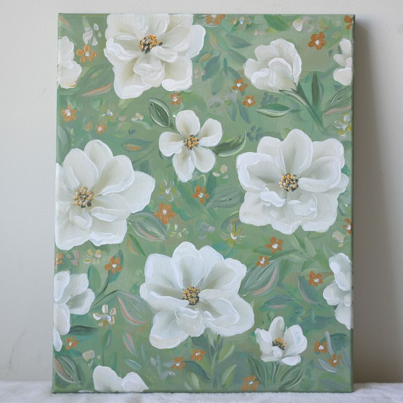 11x14" Original Hand Painted Canvas - Sage Dream